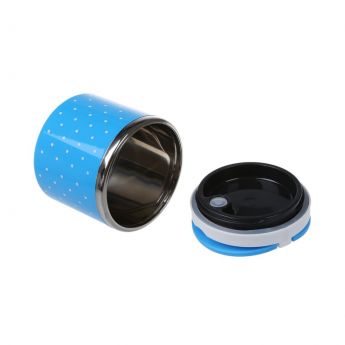 Opened Steel Meal Container