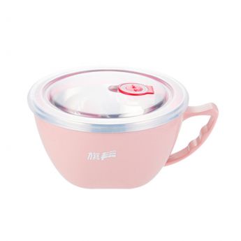 Pink Food Bowl with Timer
