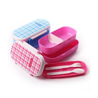 Plaid Pattern Lunch Box