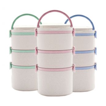 Whet Straw Lunch Box Tower