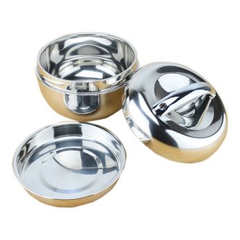 2-Layered Steel Lunch Box