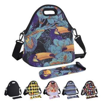 Neoprene Lunch Bag with Strap