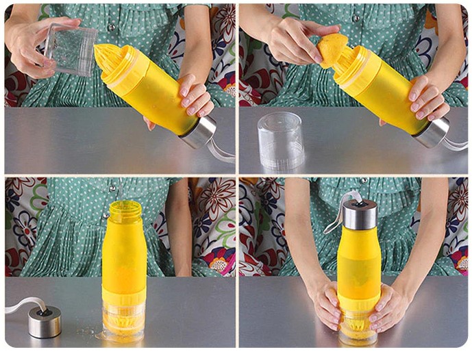 Drink Bottle with Squeezer instruction